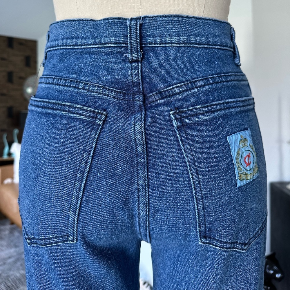 Vintage High Rise Women’s Jeans in Dark Blue